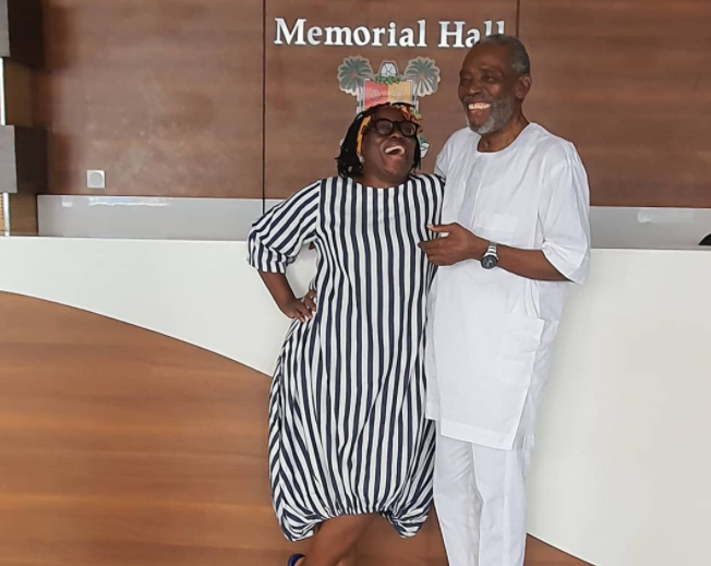 “I wish” Nigerians gush over stunning photo of Joke Silva and Olu Jacobs