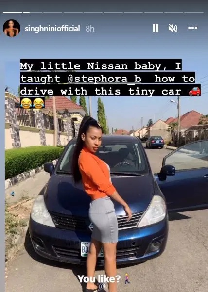 Reality star, Nini shares throwback photos of all her over 7 cars