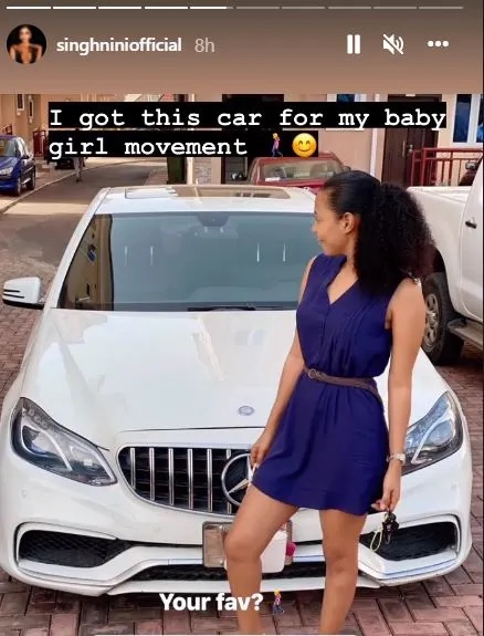 Reality star, Nini shares throwback photos of all her over 7 cars