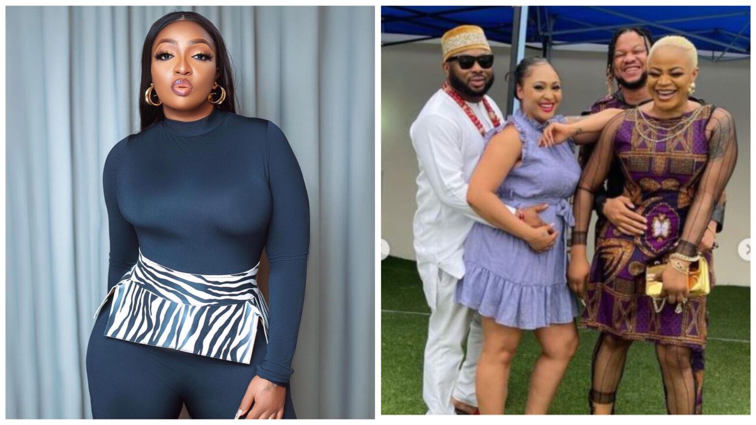 ‘Lie, lie girl, I’ll disgrace you’ Actress Anita Joseph reacts to photos of Uche Ogbodo hanging with Rosy Meurer and husband