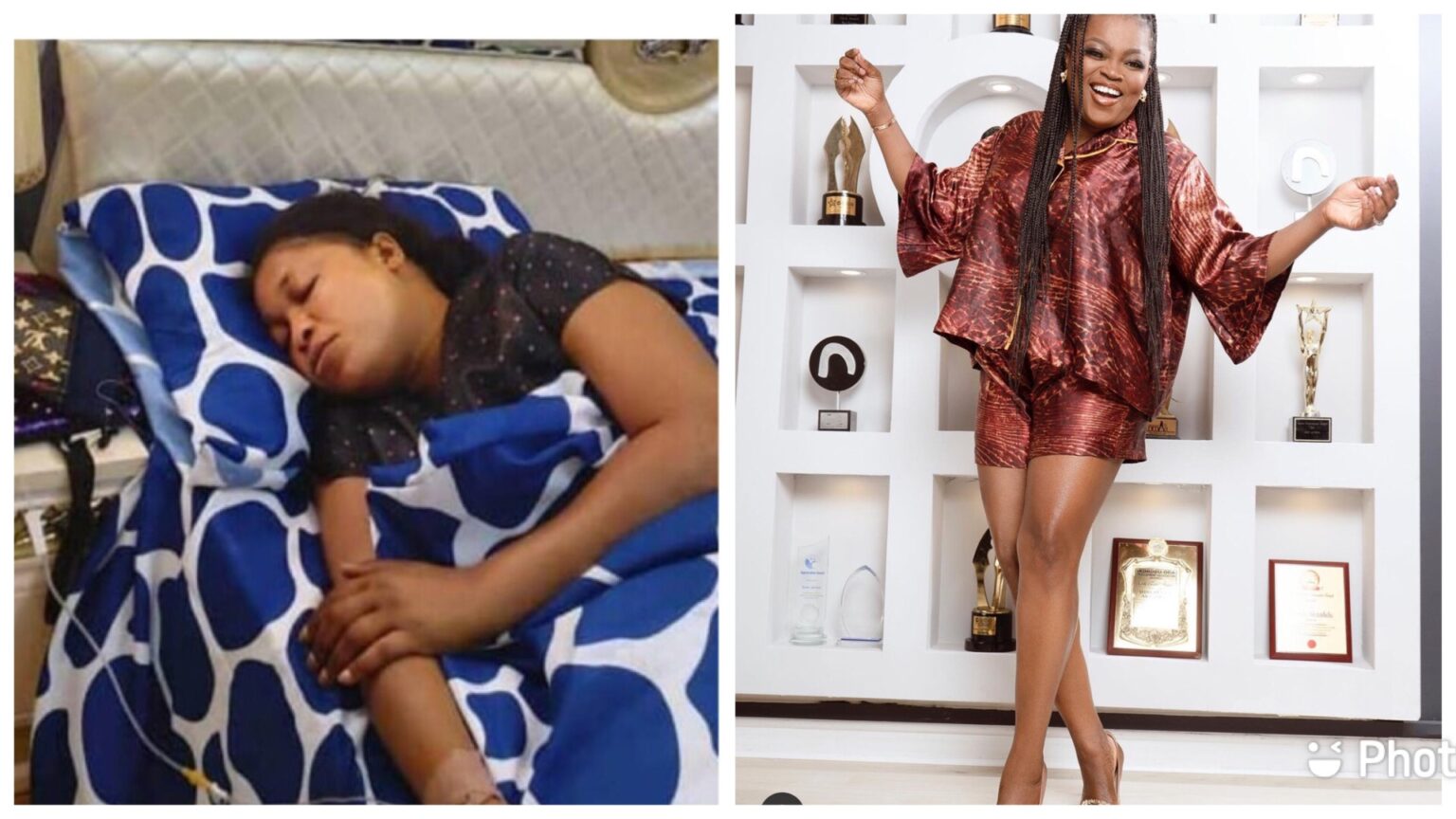 Funke Akindele consoles Kemi Afolabi over side effect of not having s3x for over a year