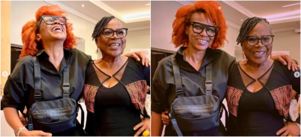 “The resemblance is something else” Nse Ikpe Etim’s 70th birthday message to Onyeka Onwenu gets fans talking