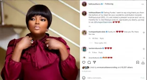 Actress Funke Akindele surprises Faithia Williams ahead of grand finale of her 53rd birthday party