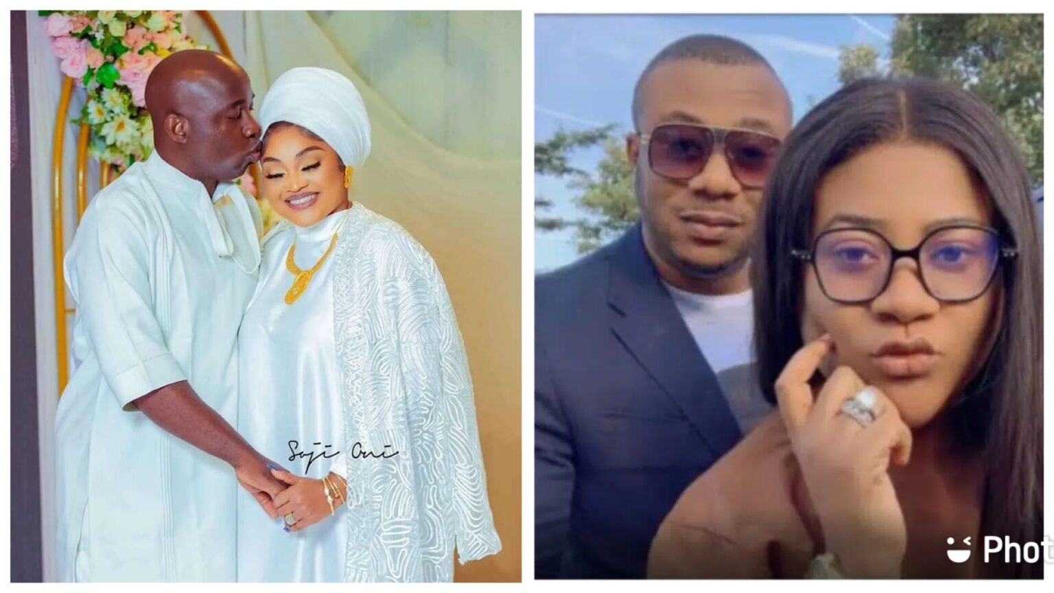 ‘Nobody is above breakfast’ Fans react as Actress Nkechi Blessing and her boyfriend spark breakup rumours a few days after supporting Mercy Aigbe’s new marriage