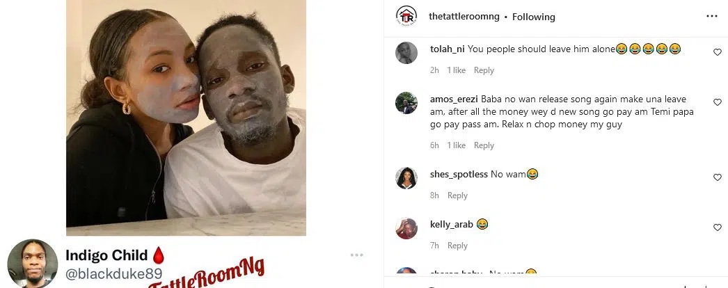 “He has loose focus” Nigerians reacts to Mr. Eazi’s over his relationship with Temi Otedola