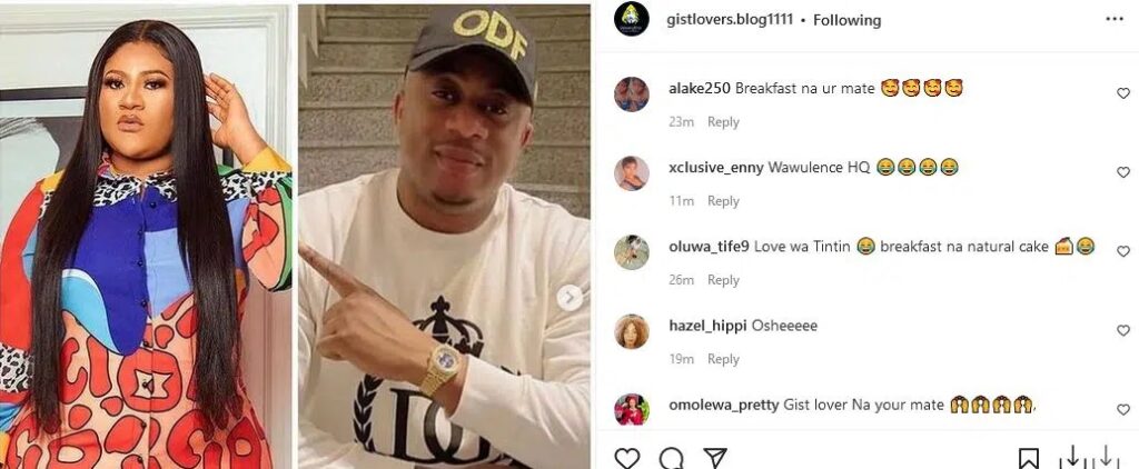 ‘Breakfast is not your mate’ Nigerians react as details of Nkechi Blessing’s breakup surfaced online