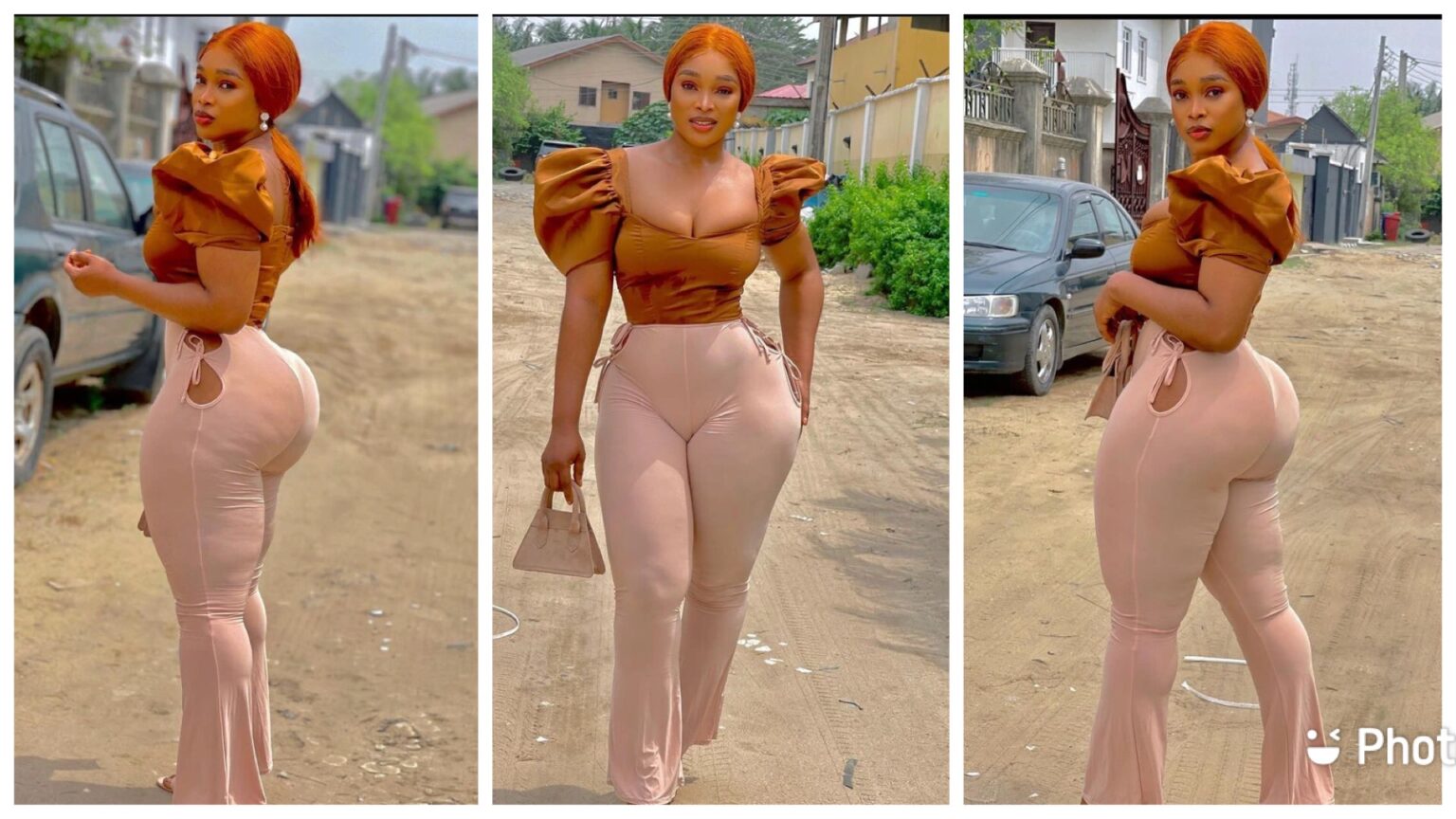 Actress Princess Salt Stirs Reactions As She Flaunts Her Dress On Social Media (See Photos)