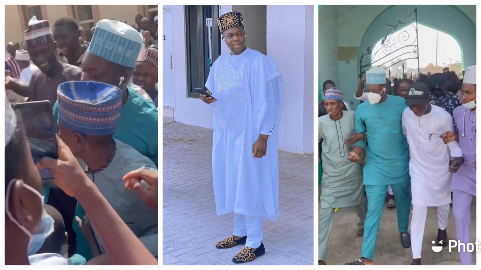 “The Superstar Of His Home” – Reaction as Massive Crowd Welcome Comedian The Cute abiola As He Visit His Home Town after A Long Time (Video)