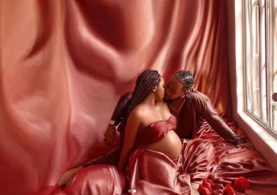 ‘Being a mother is learning about the strength you didn’t know you had’ BamBam unveils her baby bump on Valentine’s day