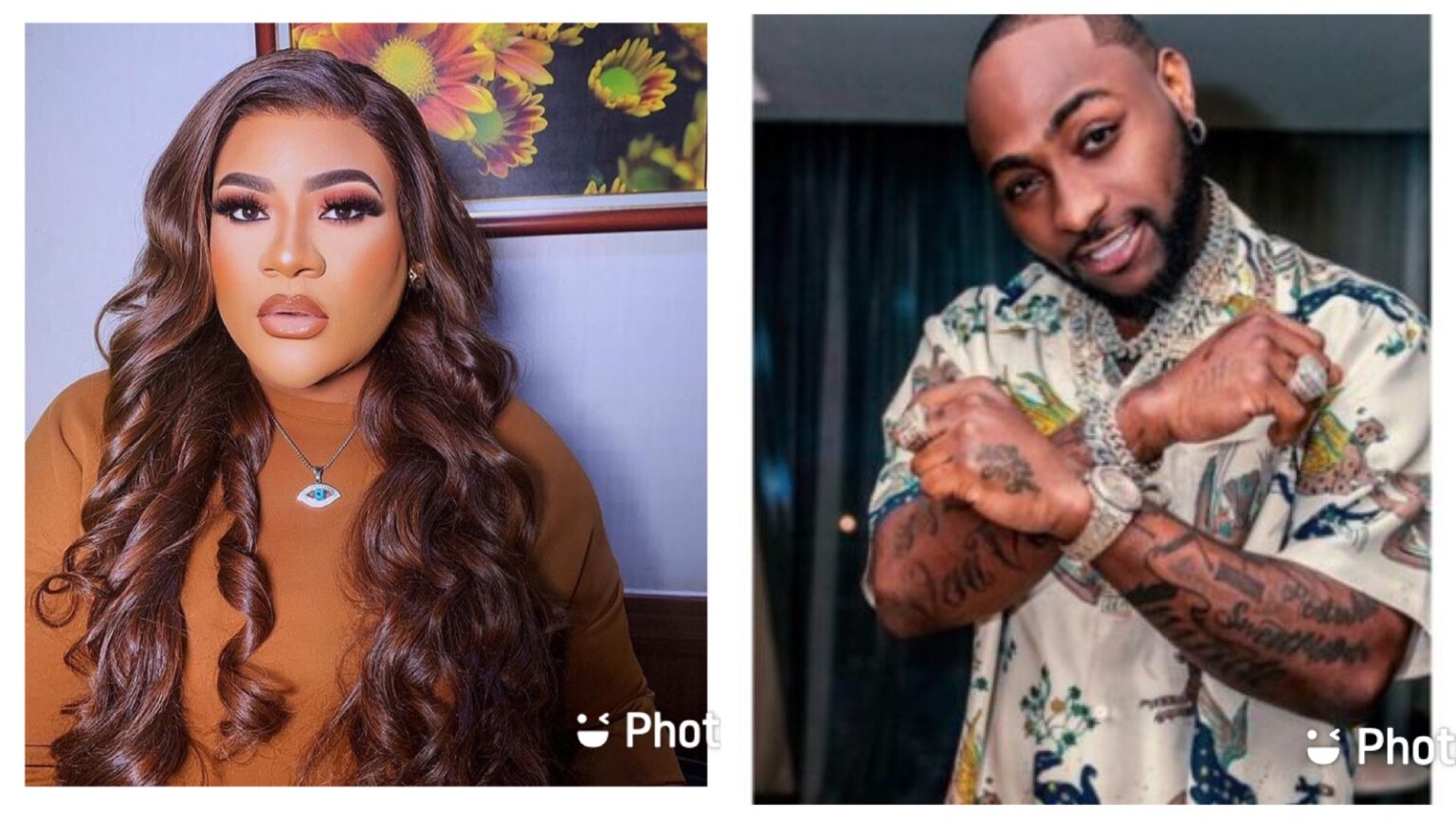 Davido gave me a peck and hug tonight. I love you David – Nkechi Blessing exclaims