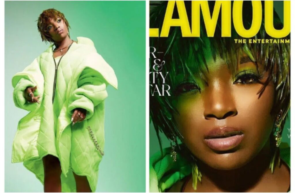 From cook girl living in boys quarter to South African Magazine cover – Annie Idibia brags