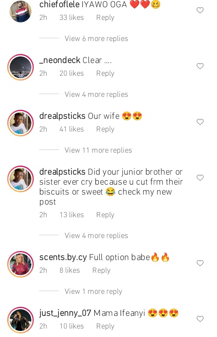 “We want to eat you” BBNaija’s Maria, Dorathy, others drool over Davido’s babymama, Chioma