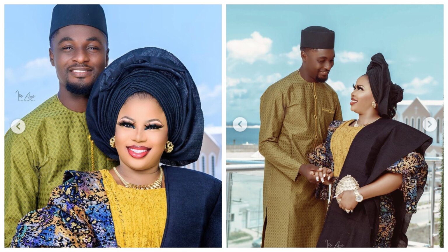 Yoruba Actress Seyi Edun Pens Down Tribute To Her Lovely Husband Adeniyi Johnson (Photos)