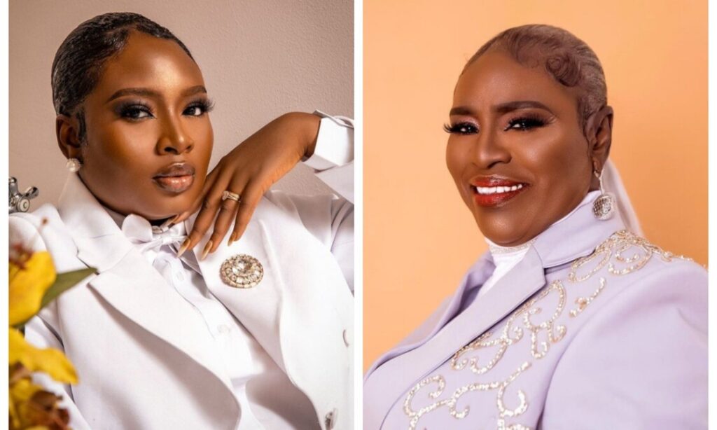 ‘You look like mama rainbow’ Reactions as Lateef Adedimeji’s wife, Actress Mo Bimpe, ‘press necks’ with jaw-dropping photos ahead of her 28th birthday