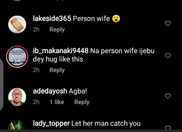 "Na person wife you dey hold like this" Reactions As Ijebu Shares "Lovey Dovey" Video With Mide Martins