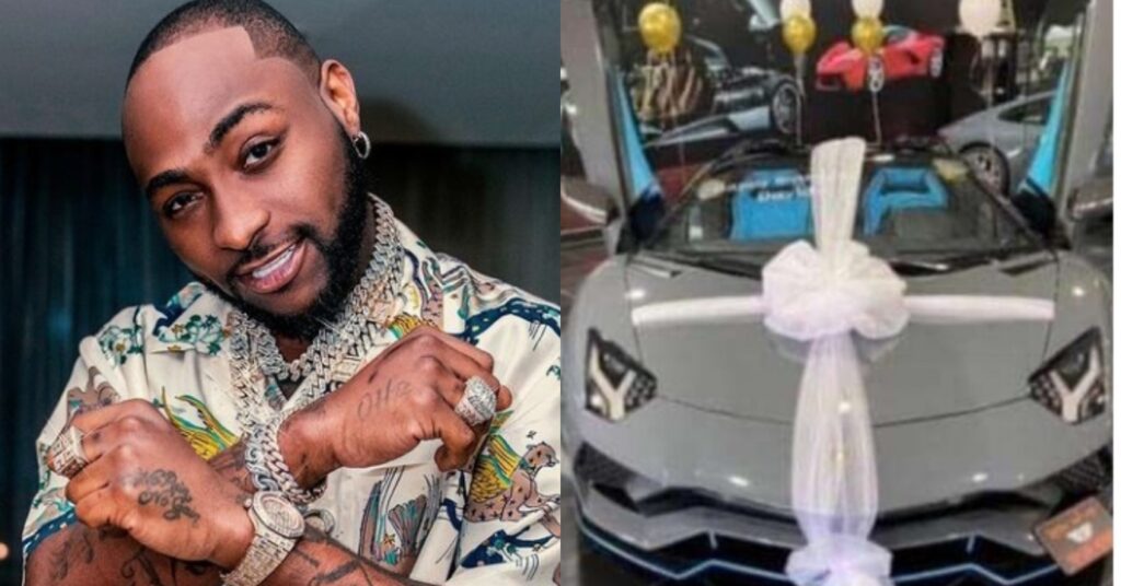 Singer Davido laments bitterly after clearing his Lamborghini with over N70 million