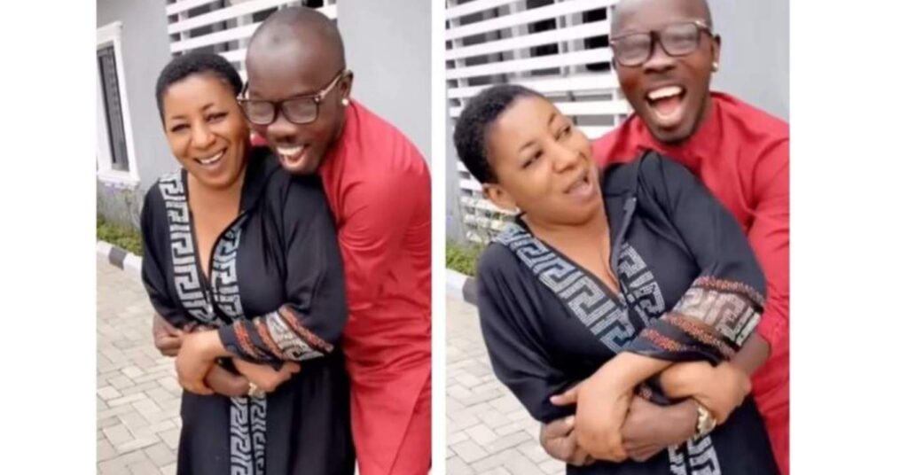 "Na person wife you dey hold like this" Reactions As Ijebu Shares "Lovey Dovey" Video With Mide Martins