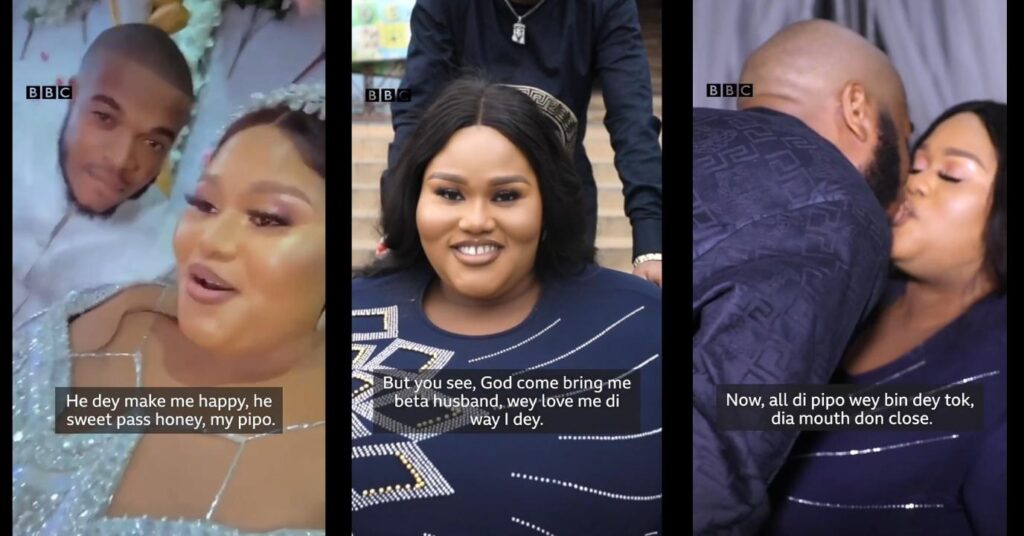 “God Gave Me the Kind of Husband that Love me the Way I am” – beautiful love story of Dorathy Osaronu, the physically challenged lady who people said will never get married (Video)