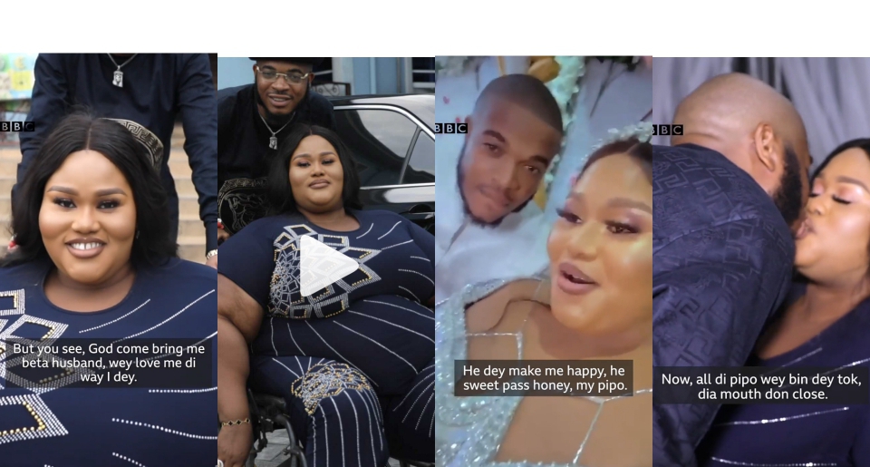 “God Gave Me the Kind of Husband that Love me the Way I am” – beautiful love story of Dorathy Osaronu, the physically challenged lady who people said will never get married (Video)