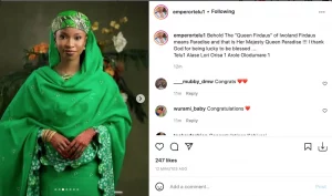 Olowo of Iwoland unveils his new wife ‘Queen ‘Firdaus’