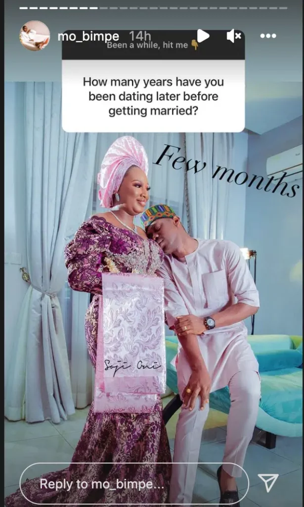 Actress Bimpe Oyebade reveals the current state of her marriage barely 3 months after their star-studded wedding