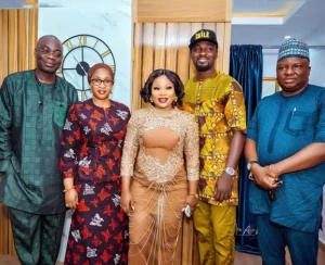 Saga Adeolu, Laide Bakare and others storm Seyi Edun’s store grand opening