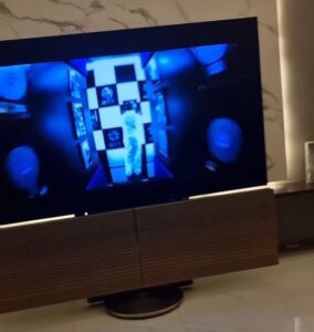 Isreal DMW shows off Davido’s Banana Island TV worth N68million