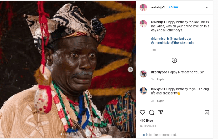 Veteran actor Abija celebrate 65th birthday