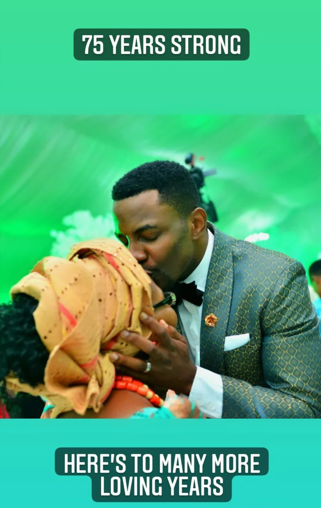 Media Personality, BBNaija Host Ebuka Celebrates His Mother As She Turns 75