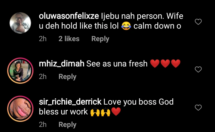 "Na person wife you dey hold like this" Reactions As Ijebu Shares "Lovey Dovey" Video With Mide Martins