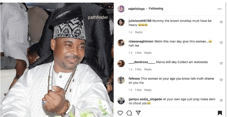 ‘You never post your husband the way you post MC Oluomo’ – Fans drag Madam Saje for constantly praising MC Oluomo