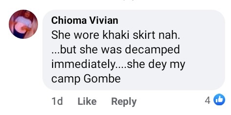 Corps member wearing skirt reportedly decamped after she refused to change to khaki trouser (video)