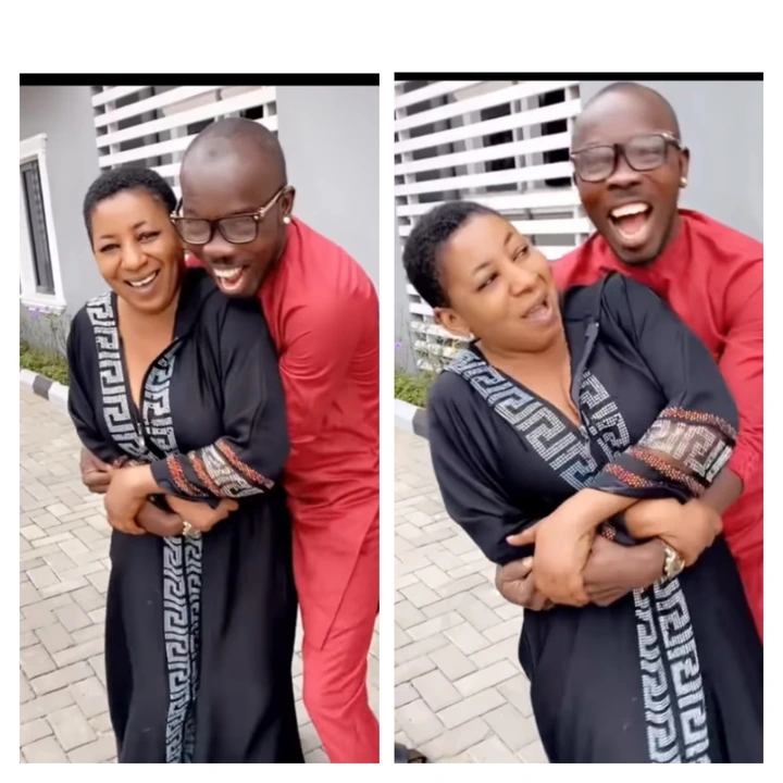 "Na person wife you dey hold like this" Reactions As Ijebu Shares "Lovey Dovey" Video With Mide Martins