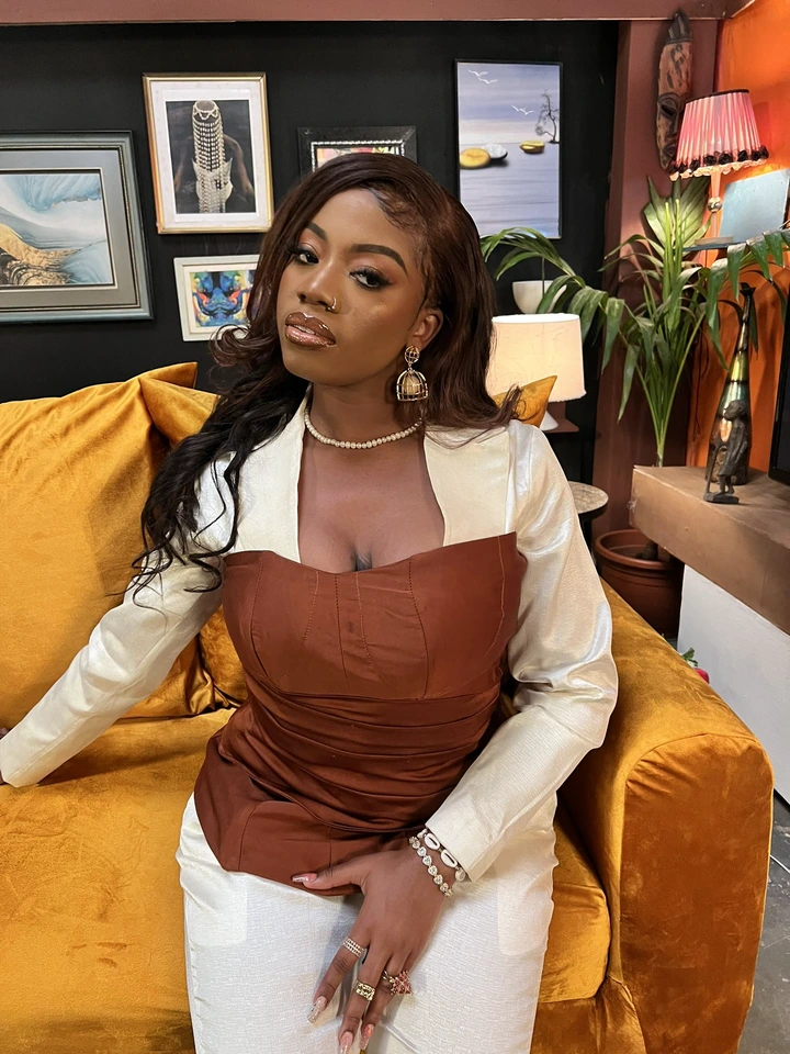 BBN Star, Angel Smith Inspires New Fashion Idea As She Shares Shows Off Her New Outfit.