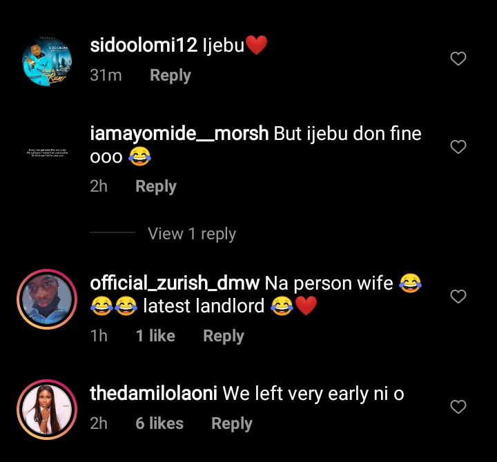 "Na person wife you dey hold like this" Reactions As Ijebu Shares "Lovey Dovey" Video With Mide Martins