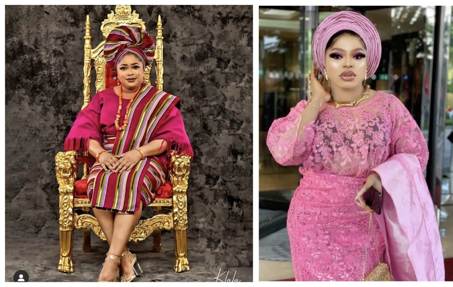 “This lady resembles bobrisky” Fans compare Kemi Afolabi with Bobrisky as she nurses swollen feet