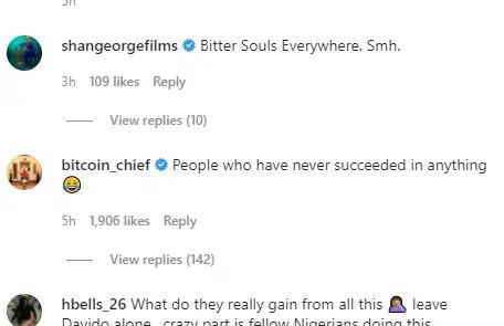 ‘Bitter souls everywhere’ Actress Shan George blows hot after fans exposed Davido for lying about selling out 02 concert