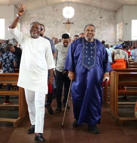 Kanayo O. Kanayo joins Pete Edochie in 75th birthday thanksgiving (photos)