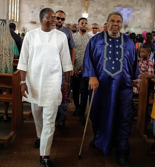 Kanayo O. Kanayo joins Pete Edochie in 75th birthday thanksgiving (photos)