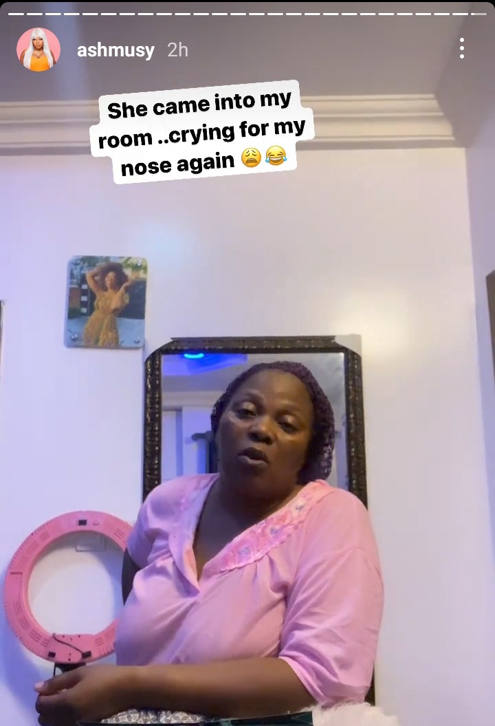 Mummy Please Let Me Feel Like A Bad Girl — Ashmusy Asks Mum In A New Video She Posted On Instagram.