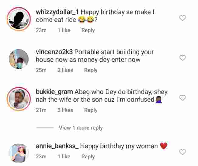 Nigerian Fast-rising Singer, Portable Celebrates His Wife's Birthday (Photos)