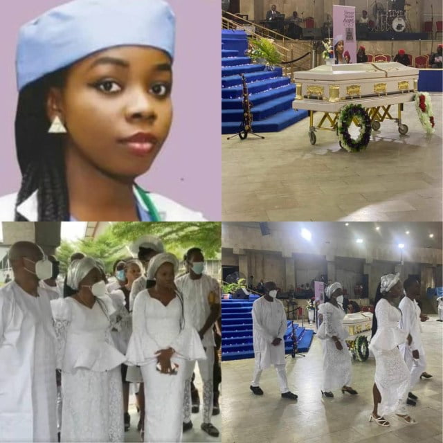 Photos from the funeral of Chinelo Megafu, medical doctor killed in Abuja-Kaduna train attack