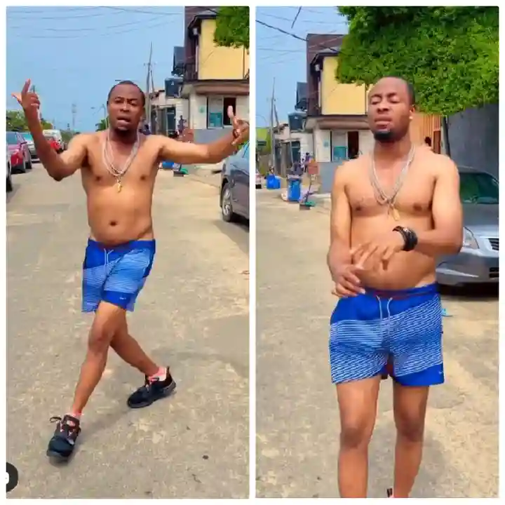 Reactions As Actor, Lege Miami Shares Shirtless Moments Showing Off His Dancing Skills