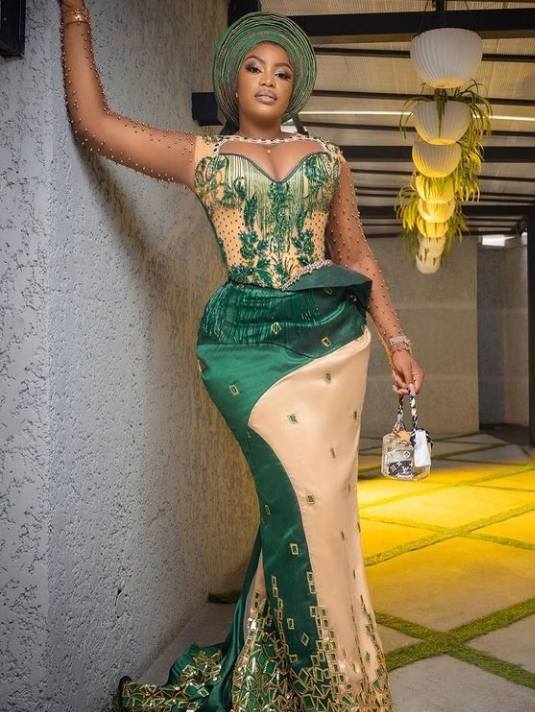 Uche Jombo, Ini Edo, and others dazzle at Rita Dominic’s wedding (Photos)