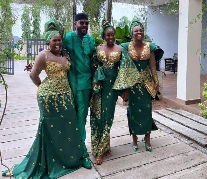 Uche Jombo, Ini Edo, and others dazzle at Rita Dominic’s wedding (Photos)