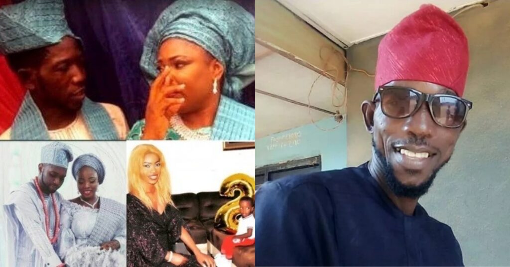 Meet Yoruba Comic Actor, Dejo Tunfulu,His late Wife, 2 Beautiful Daughters And Grandchildren (Photos)