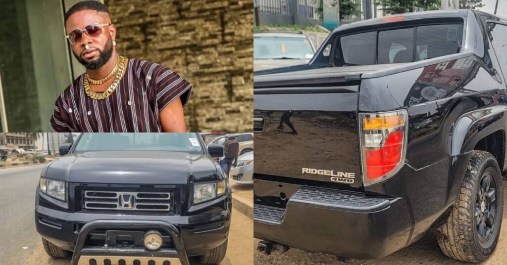 Congratulations are in order for Yoruba Actor, Ibrahim Yekini as he acquires a new car (photos)