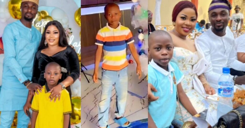 Yoruba Actress, Seyi Edun celebrate her son’s birthday in style (video)