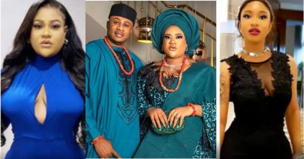 “I thought I was dramatic but you beat me to it” Tonto Dikeh hands over her crown as ‘Drama Queen’ to Nkechi Blessing as she fights dirty with her ex boyfriend, Opeyemi Falegan