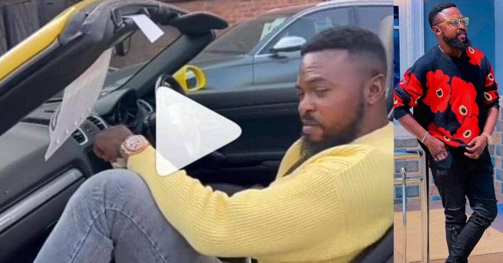 “Daddy dey Hot Abeg” – Fans Celebrates With Actor Kolawole Ajeyemi As He Show Off A Another New Ride (Video)